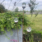 Cluster of 3 Glass Garden Feature