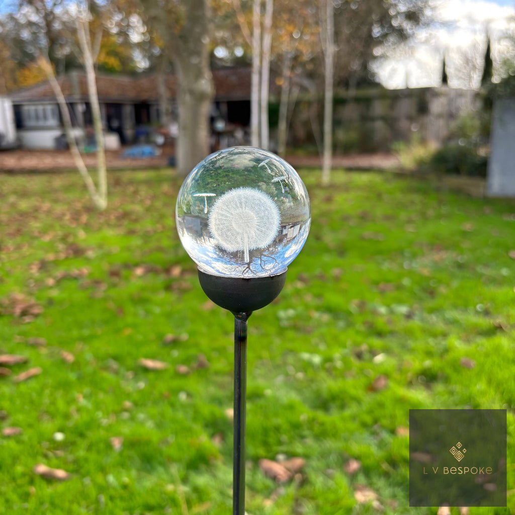 3D Orb Decorative Garden Stake