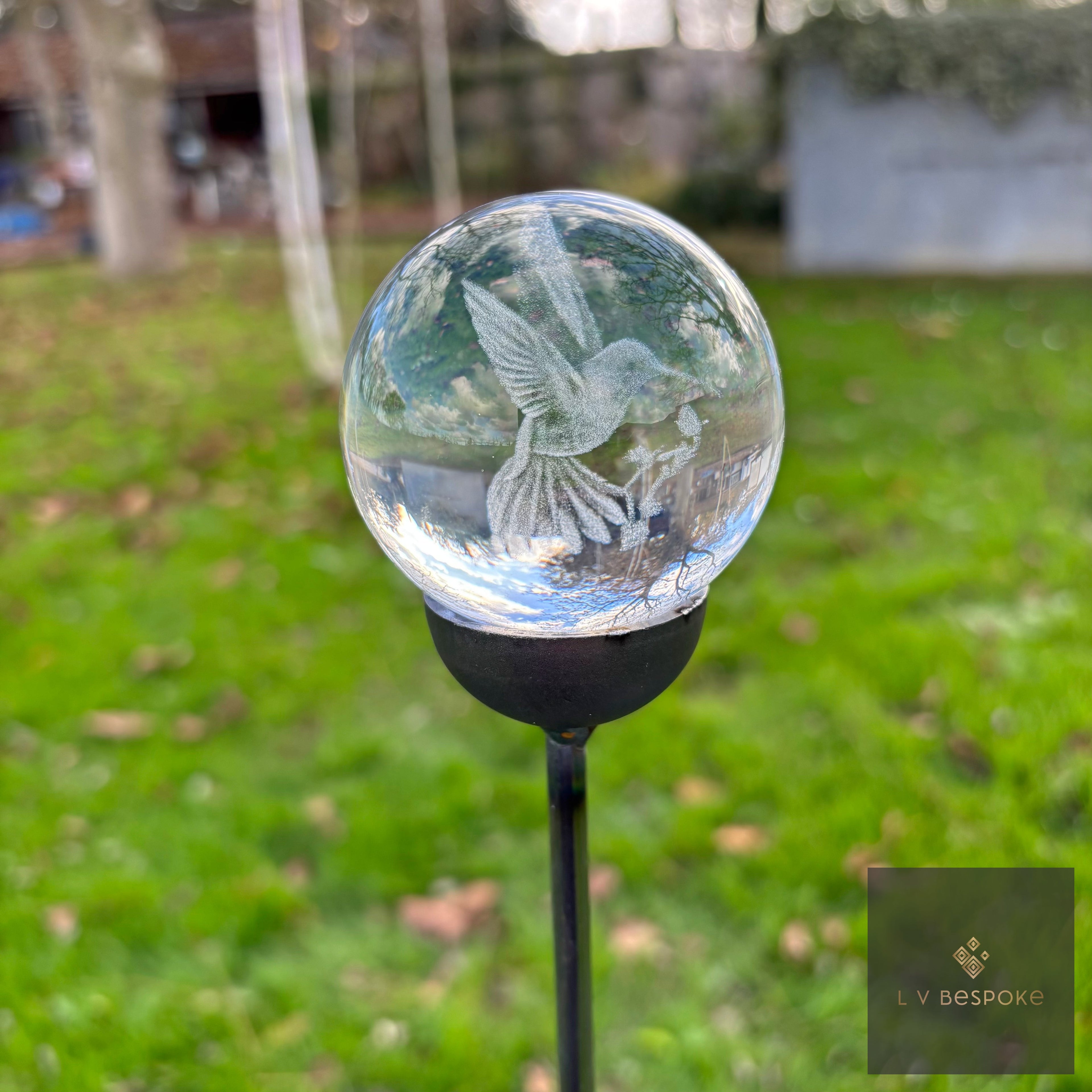 3D Orb Decorative Garden Stake