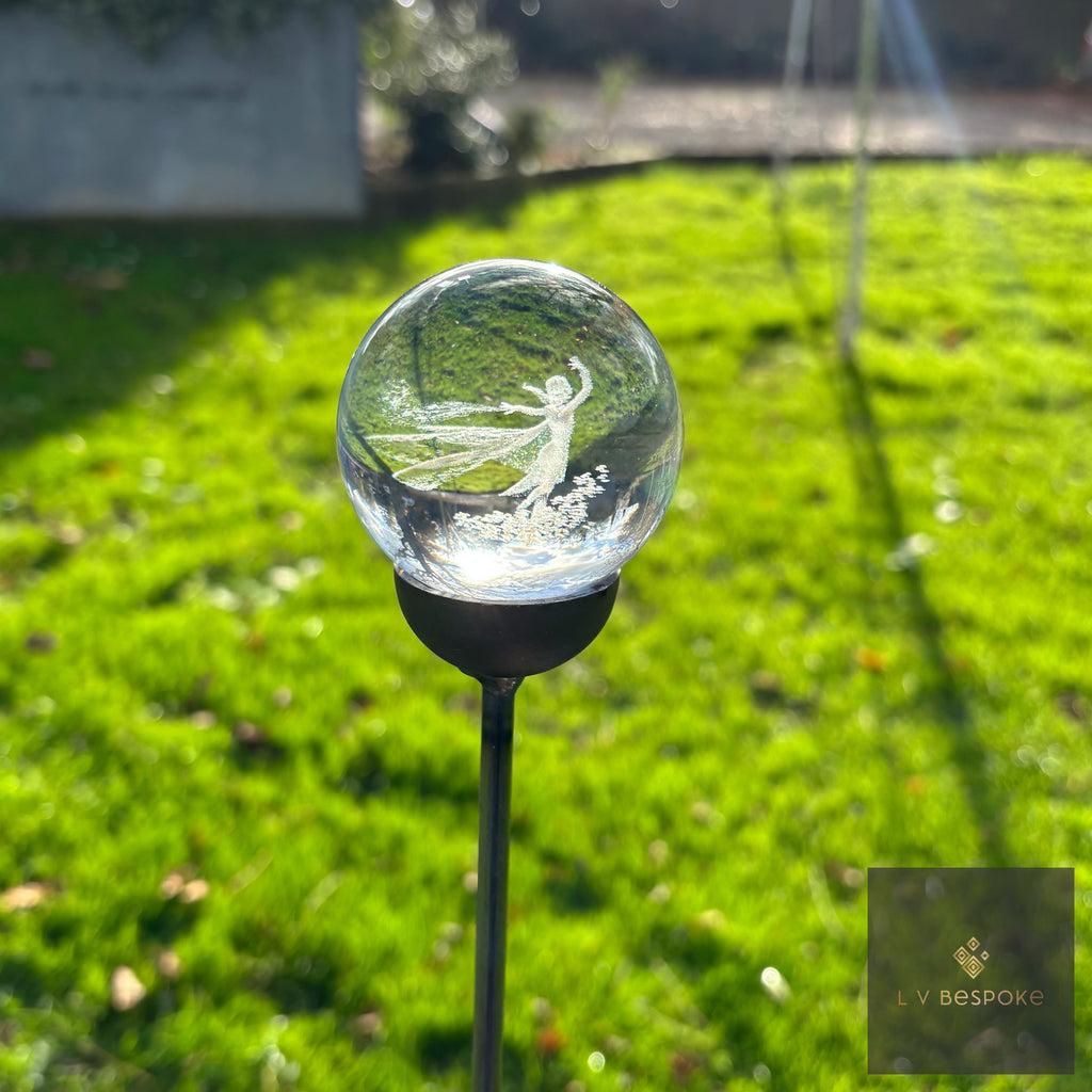 3D Orb Decorative Garden Stake