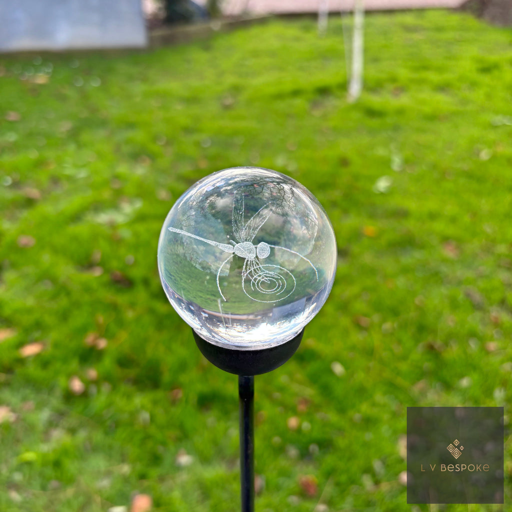 3D Orb Decorative Garden Stake