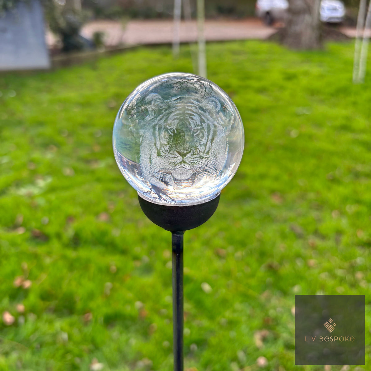 3D Orb Decorative Garden Stake