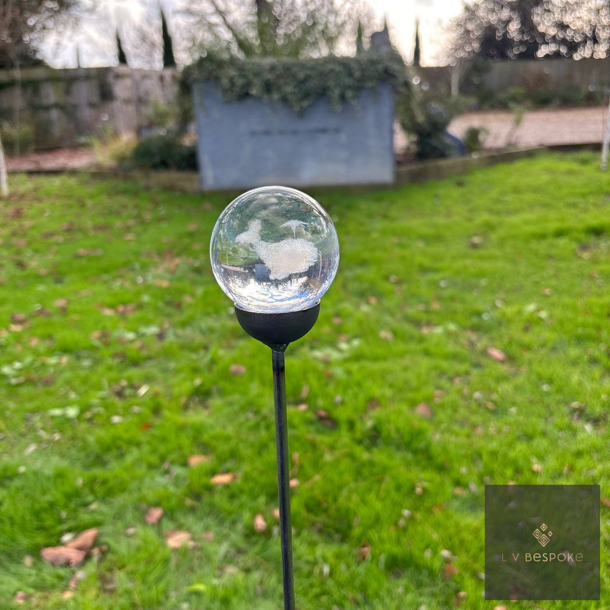 3D Orb Decorative Garden Stake