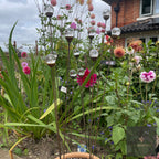Cluster of 3 Glass Garden Feature