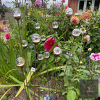 Cluster of 3 Glass Garden Feature