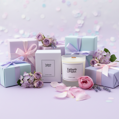 Damson &amp; Rose Scented Candle