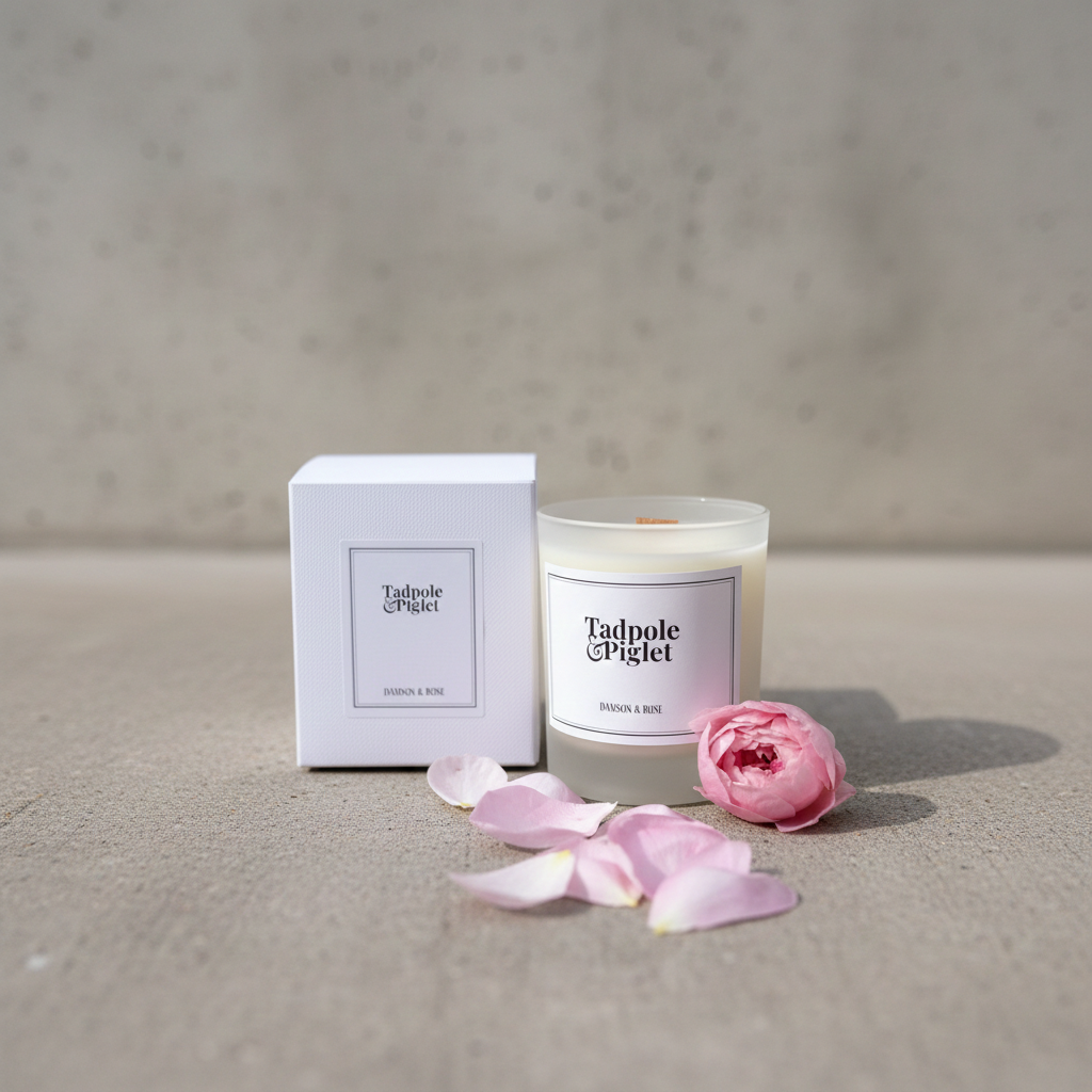 Damson & Rose Scented Candle