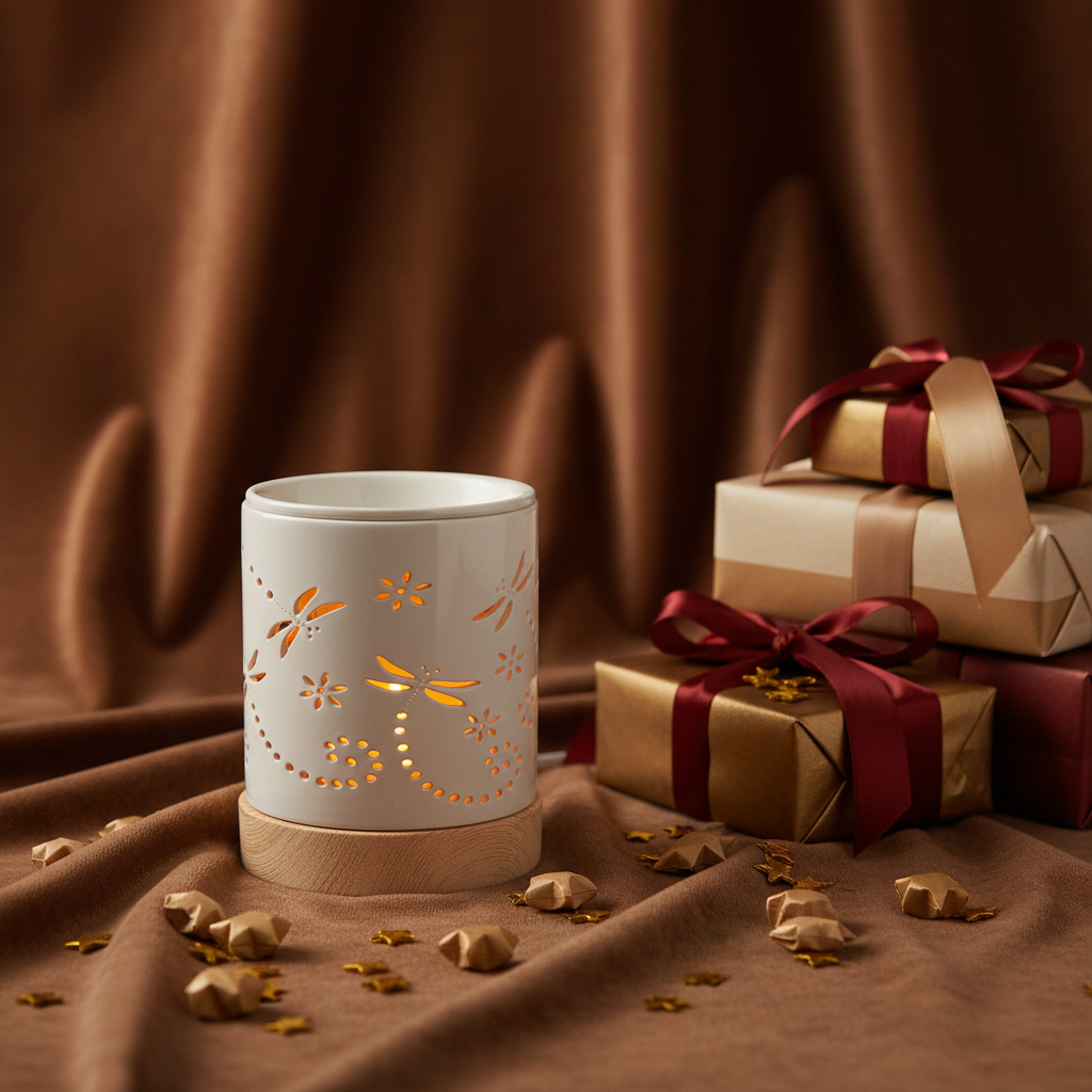 Dragonfly Matte Ceramic Wax Burner