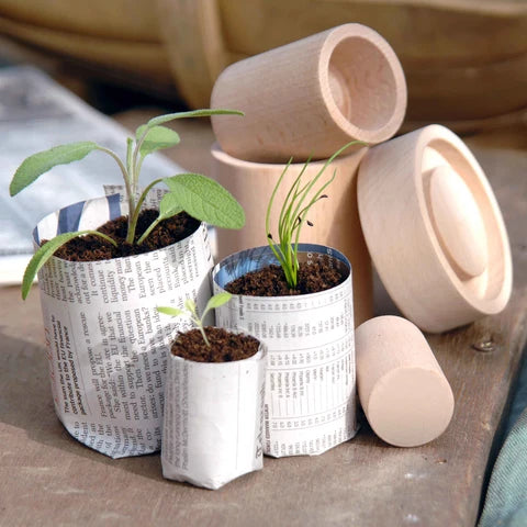 Paper Pot Maker by Burgon & Ball - Plastic-Free Seedling Pot Kit