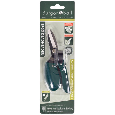 Burgon & Ball RHS Ergo Deadheader | Ergonomic Precision Snips