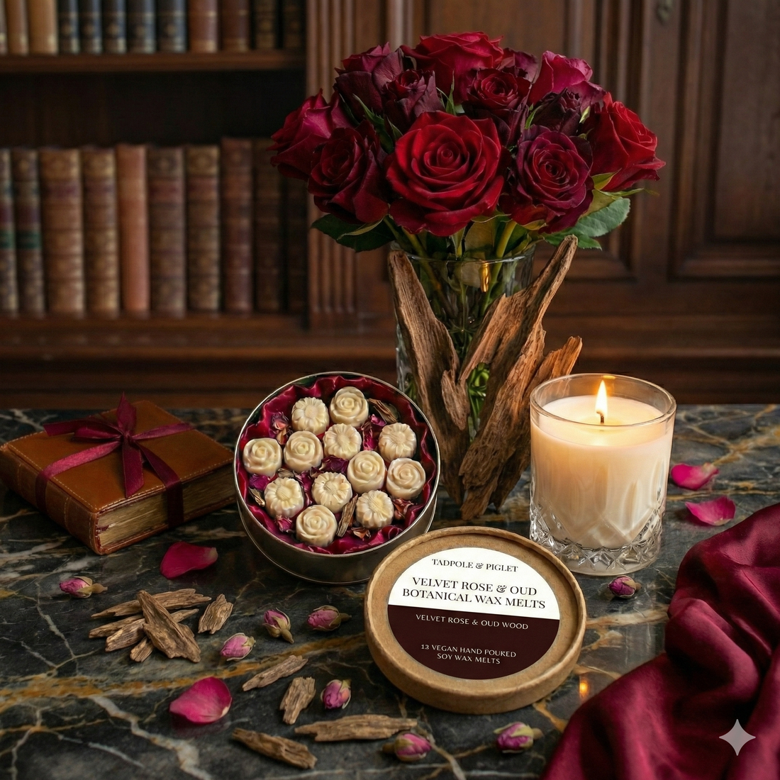 Velvet Rose &amp; Oud Botanical Wax Melts