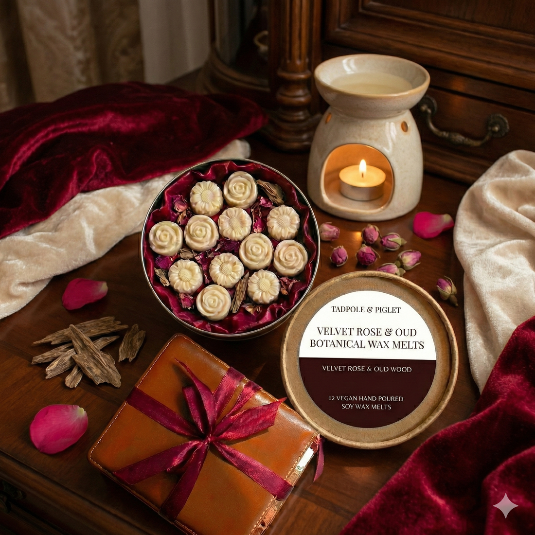 Velvet Rose &amp; Oud Botanical Wax Melts