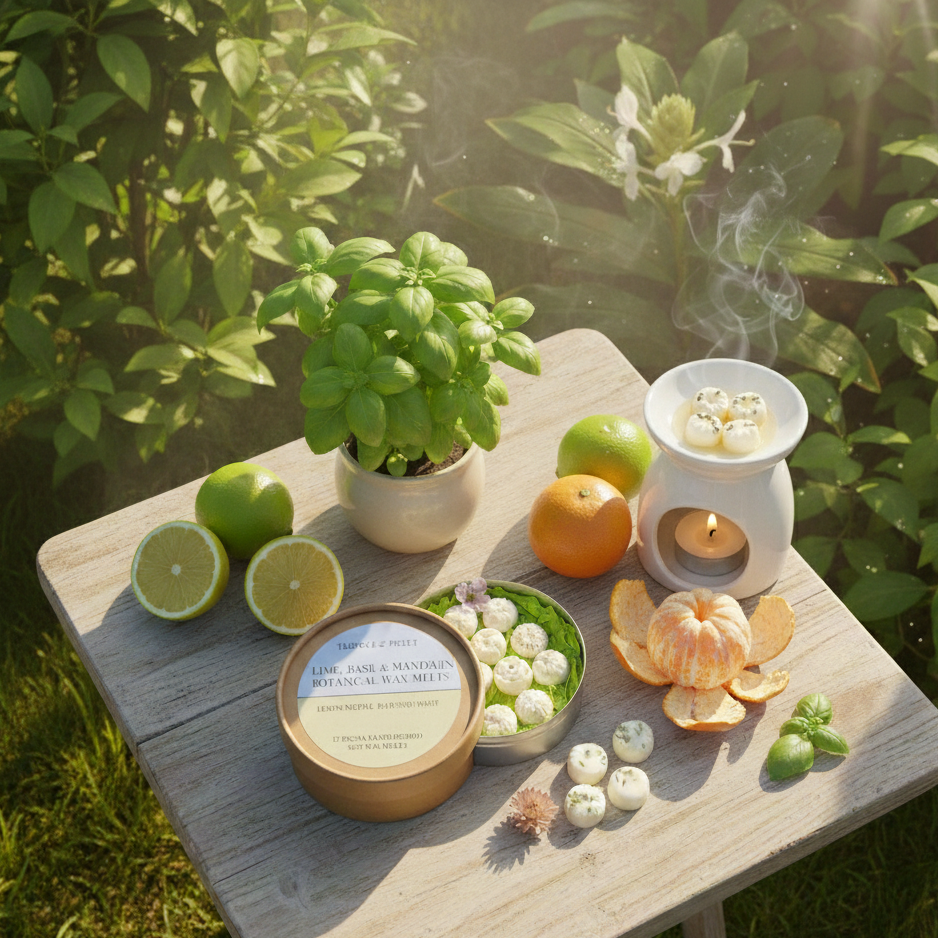 Lime, Basil & Mandarin Botanical Wax Melts