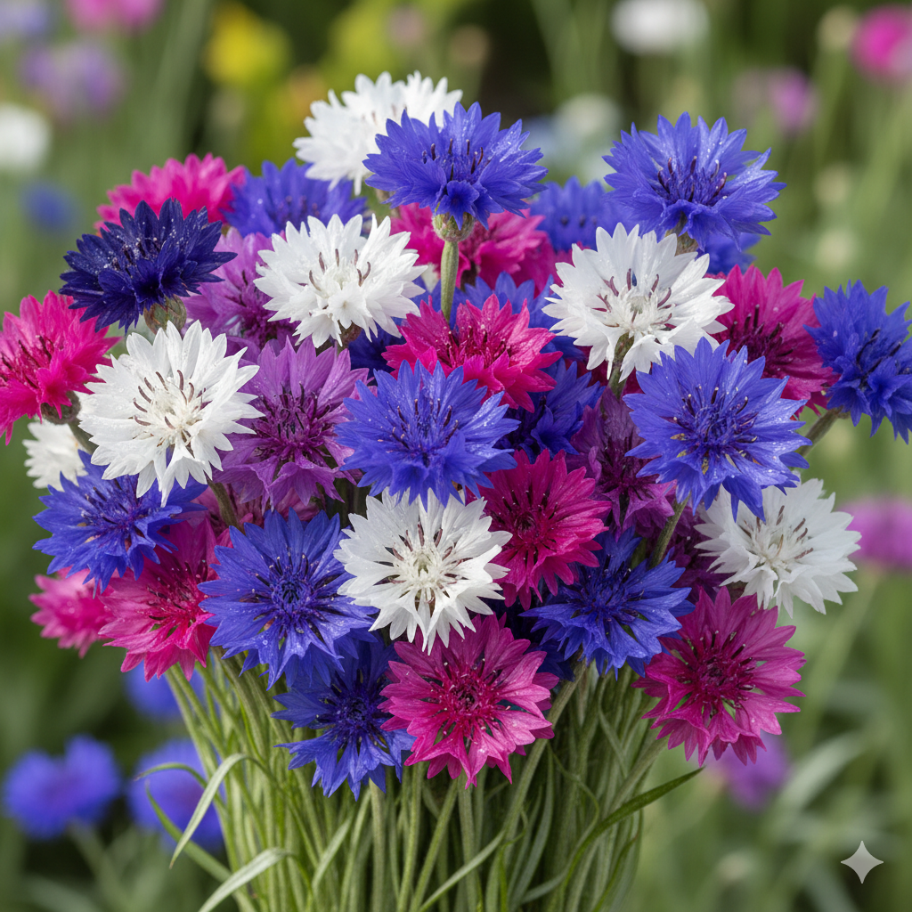 Cornflower Polka Dot Mixed