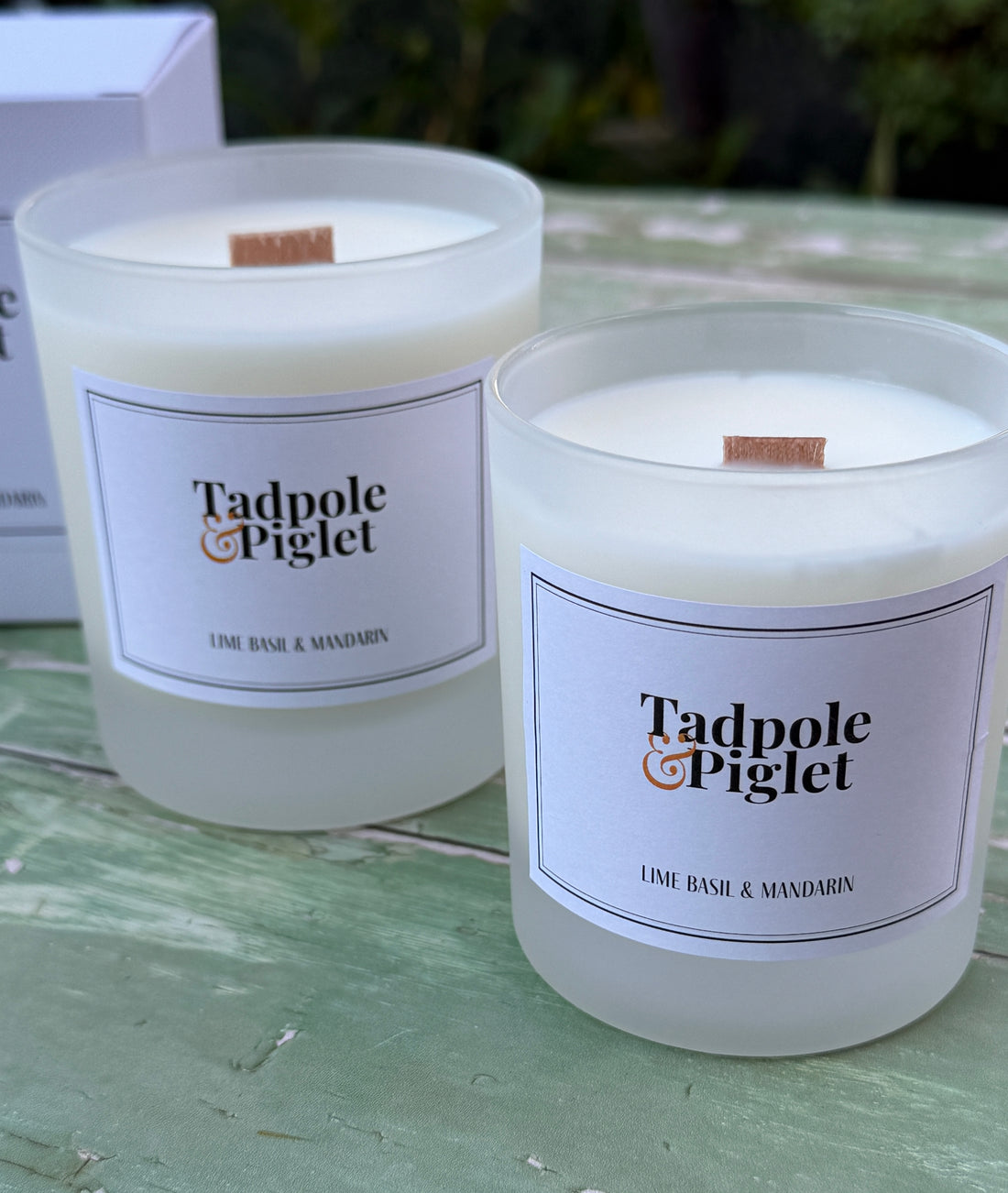Lime, Basil &amp; Mandarin Scented Candle