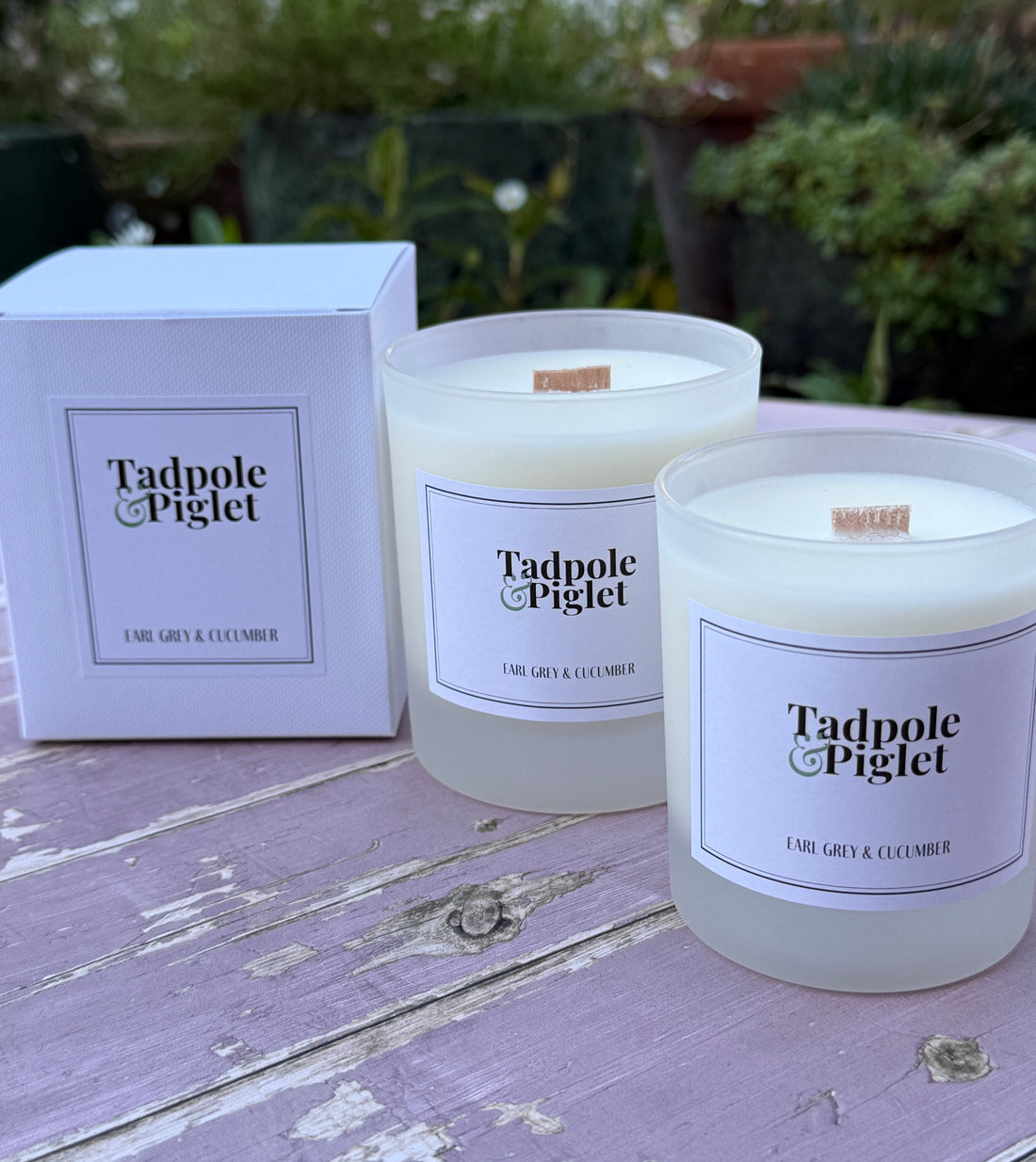 Earl Grey &amp; Cucumber Scented Candle