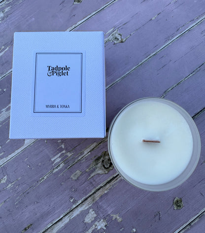 Myrrh &amp; Tonka Scented Candle