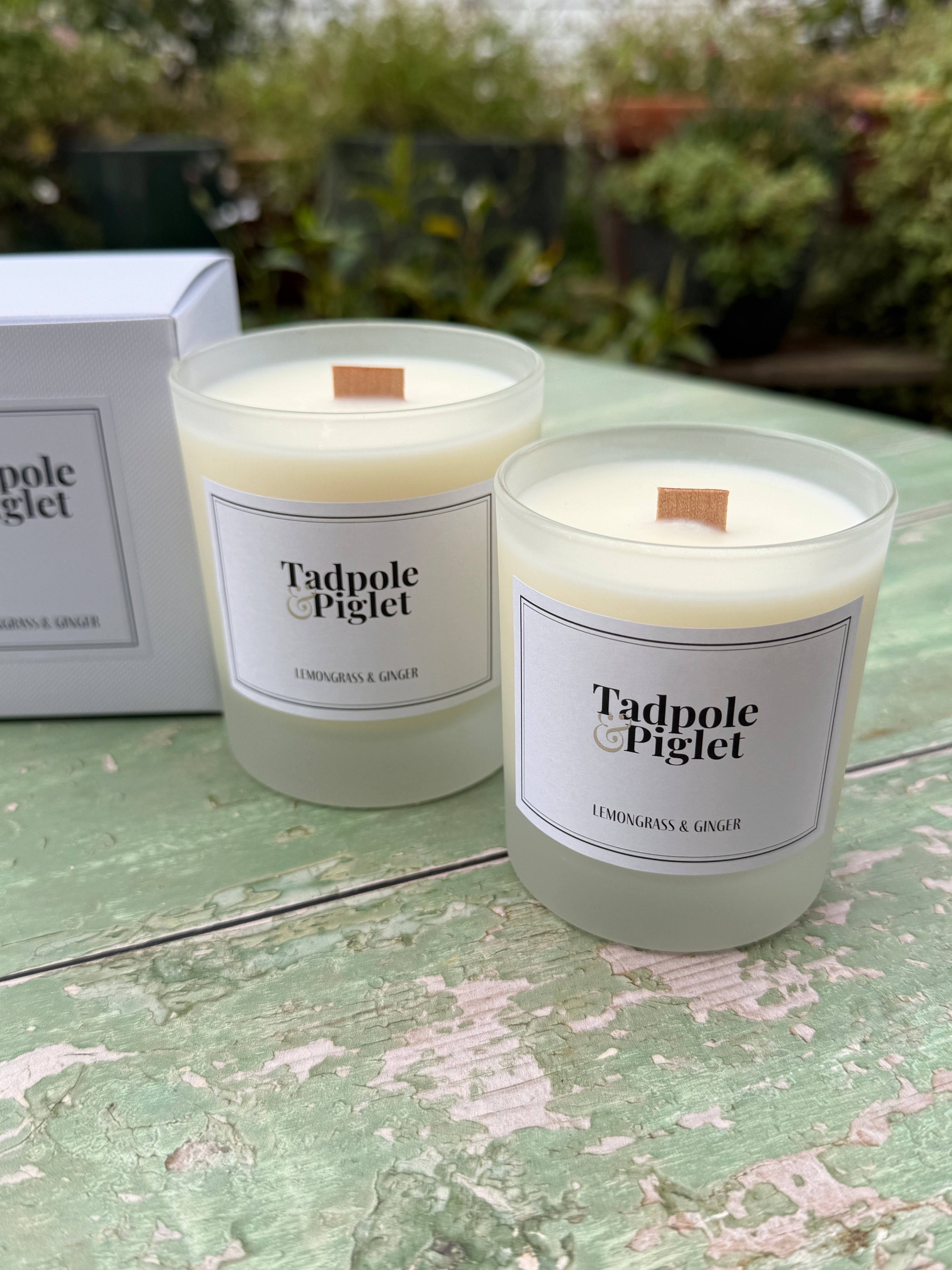 Lemongrass &amp; Ginger Scented Candle