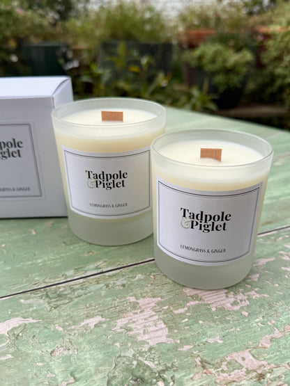Lemongrass &amp; Ginger Scented Candle