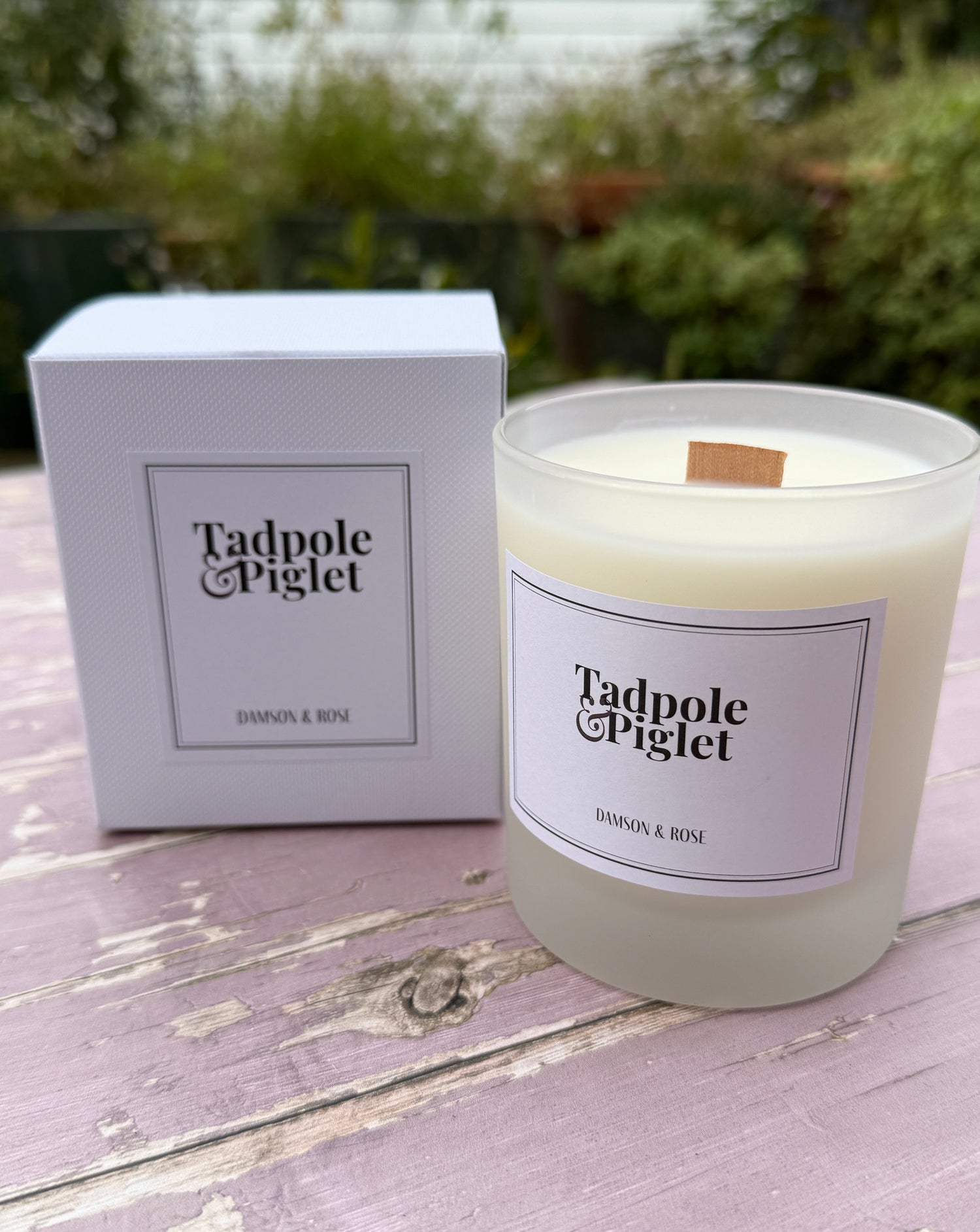 Damson &amp; Rose Scented Candle