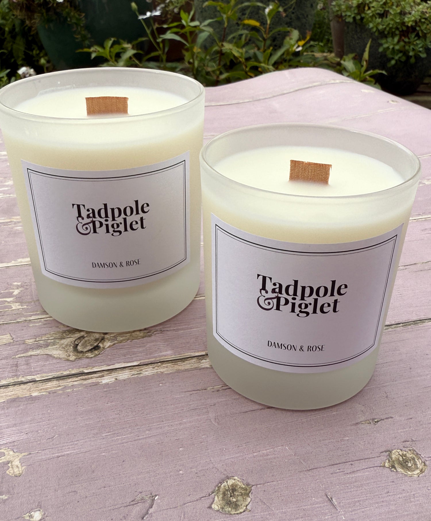 Damson &amp; Rose Scented Candle