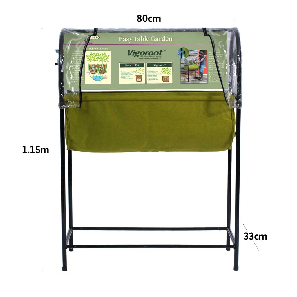 Vigoroot Easy Table Garden | Self-Watering with Cover