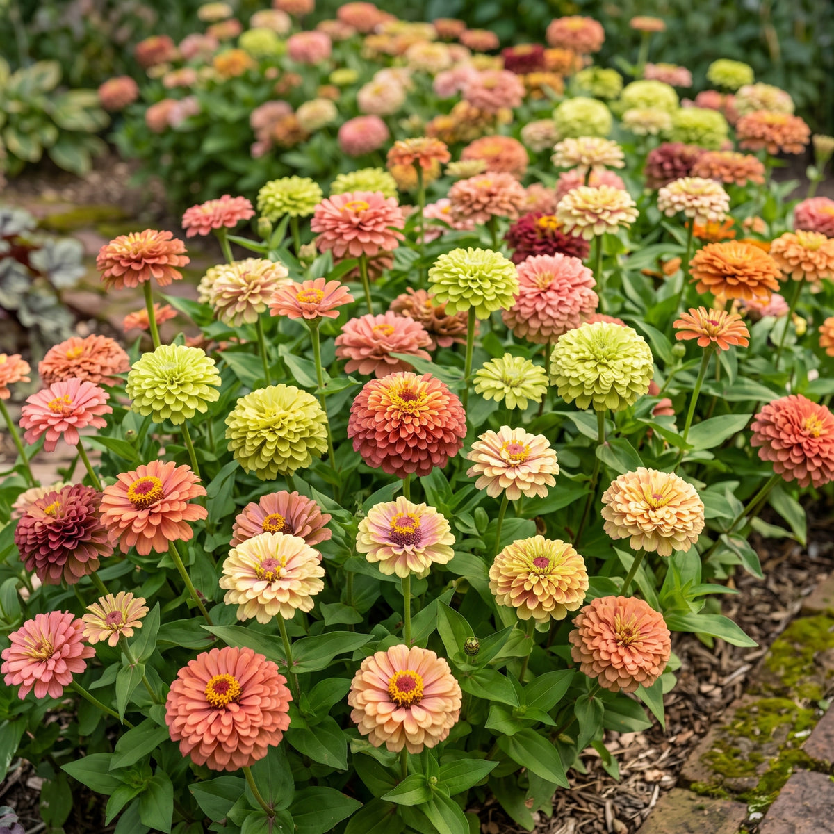 Zinnia Queeny Mix