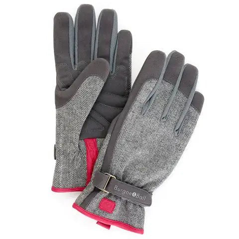 Burgon & Ball Love the Glove – Grey Tweed Gardening Gloves