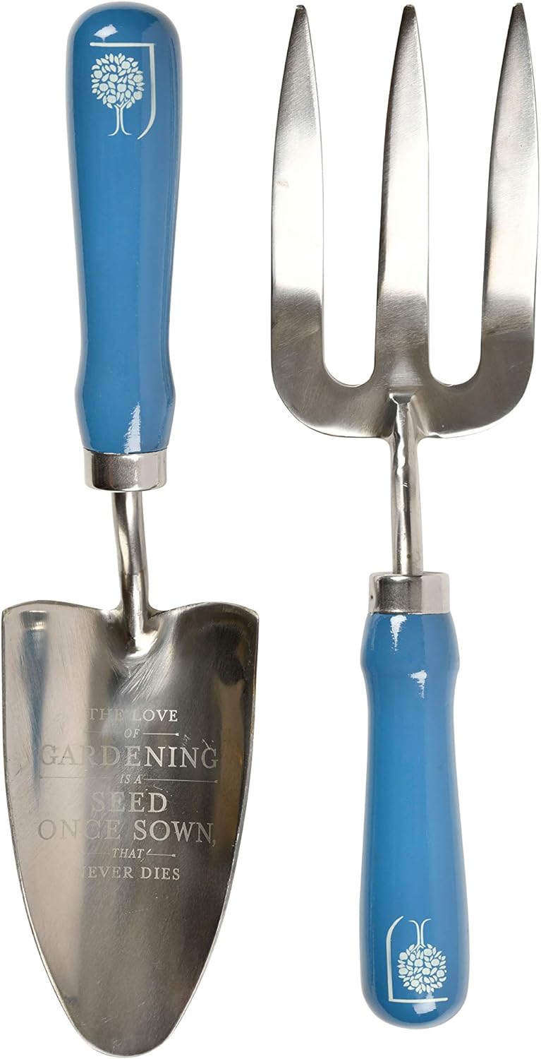 Burgon & Ball RHS British Meadow Trowel & Fork Gift Set