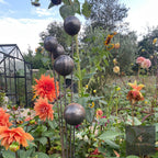 Bespoke Cluster of 5 Cups or Balls | Norfolk Steel Garden Feature