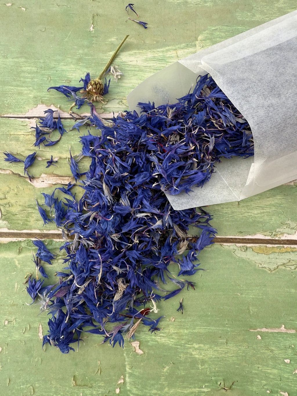 Dried Flower Petals – bag of natural blue dried petals