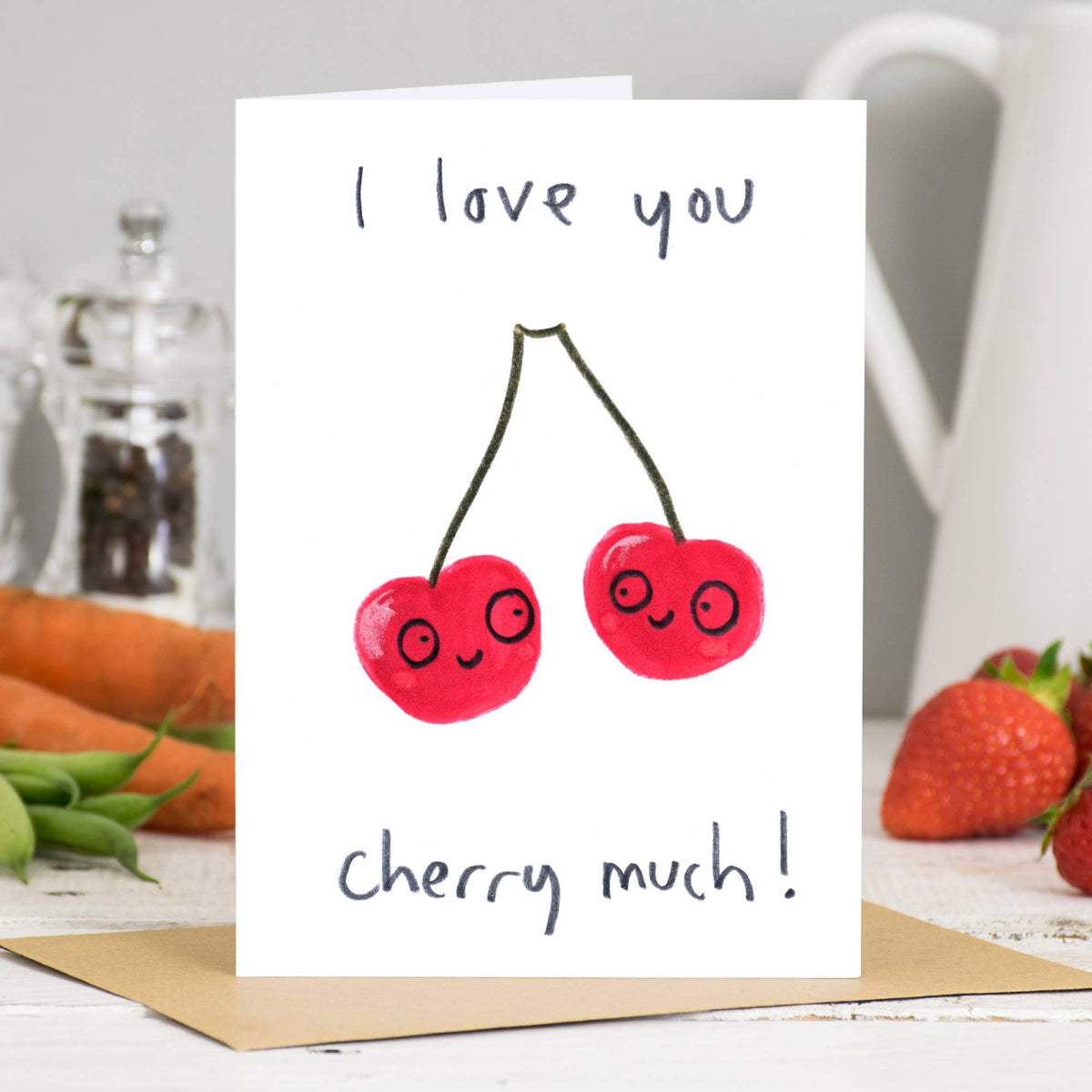 I Love You Cherry Much Card