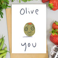 Olive You Card
