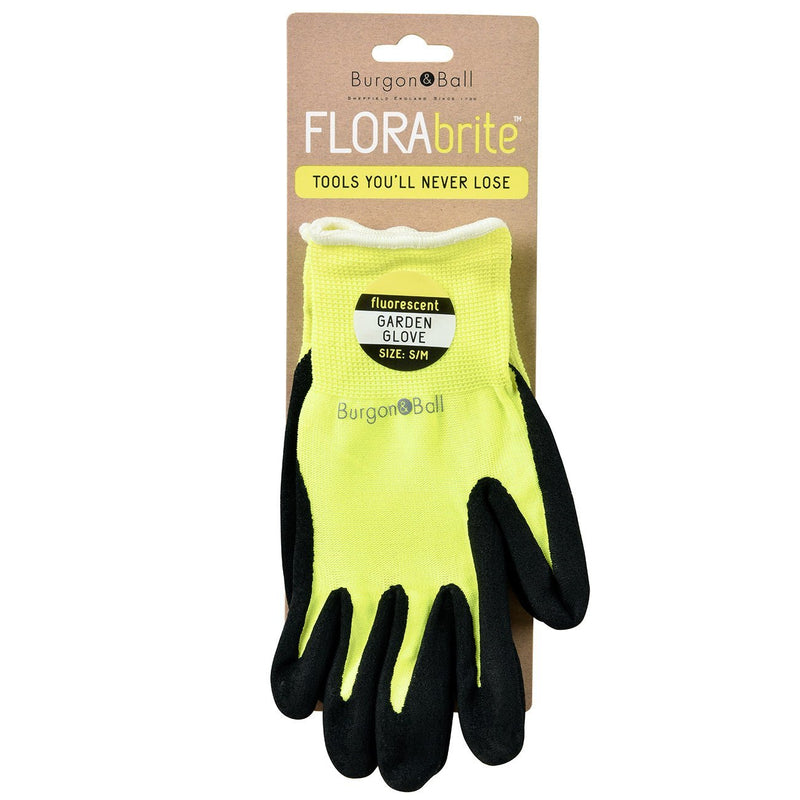 Burgon & Ball FloraBrite High-Visibility Gardening Gloves