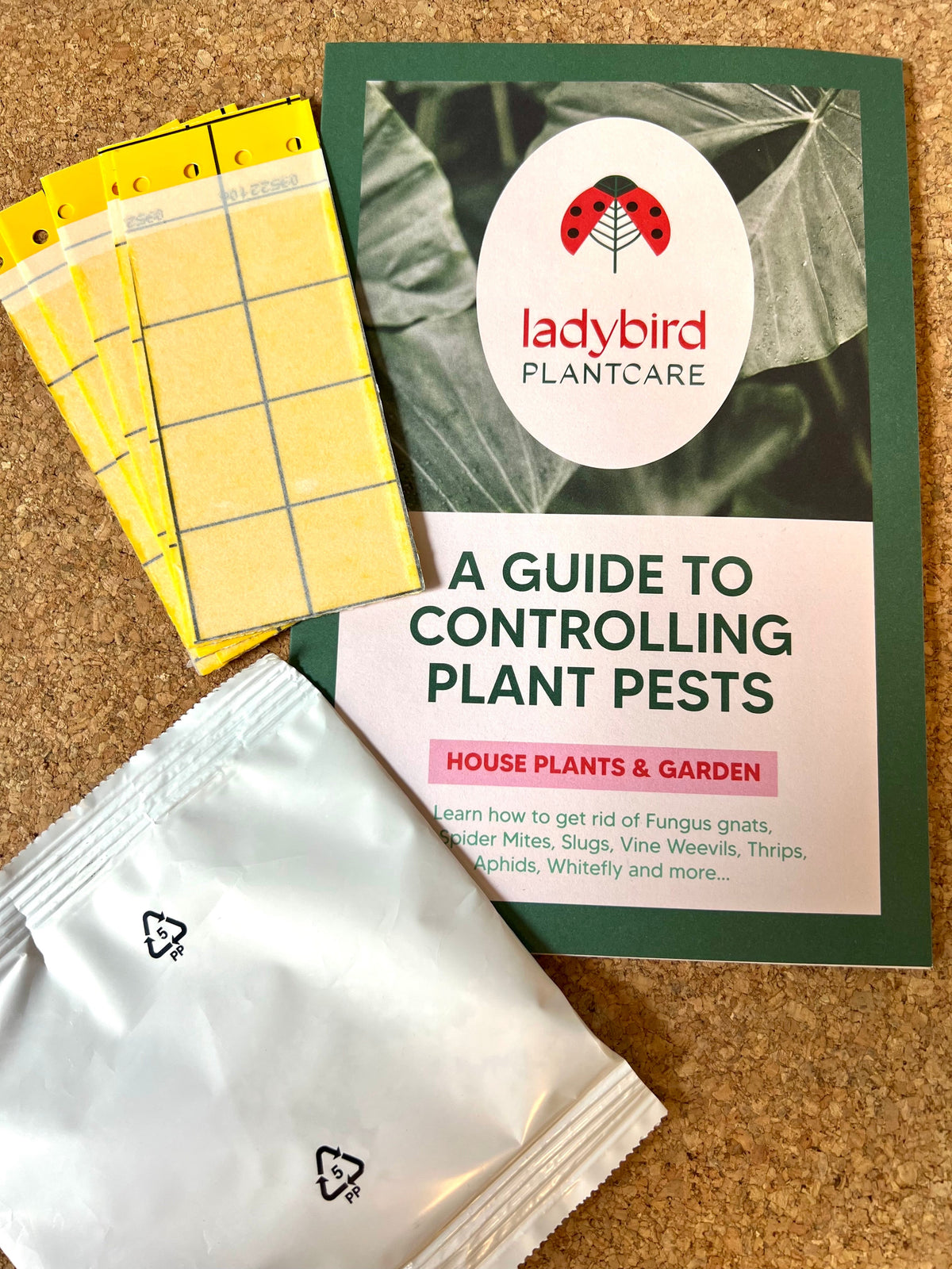 Fungus Gnat Treatment Bundle – yellow sticky traps, sealed nematode packet and guide