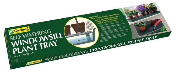 Self-Watering Windowsill Plant Tray – Compact Indoor Growing Tray | Garland