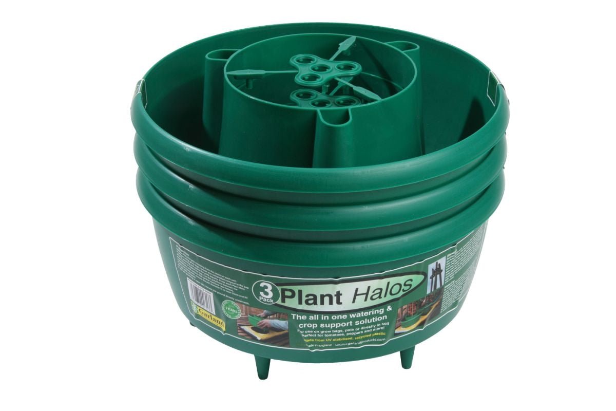 Plant Halos – Set of 3 – Watering & Feeding Support Rings | Garland