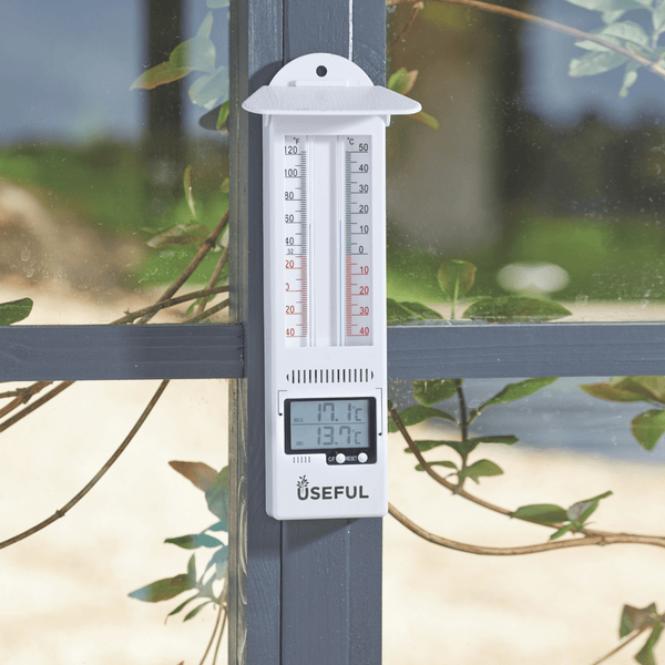 Smart Garden Max Min Thermometer | Analogue and Digital Display