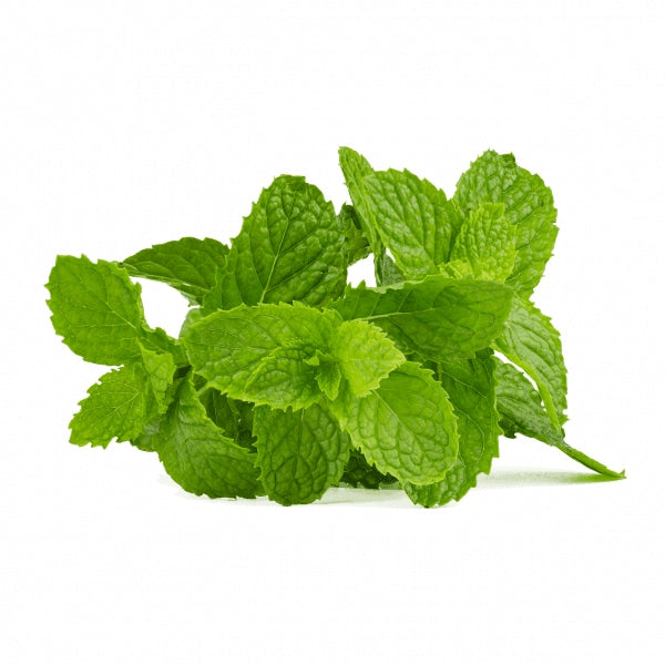 Fresh mint leaves showcasing vibrant green color and rich texture, perfect for culinary uses and herbal remedies.