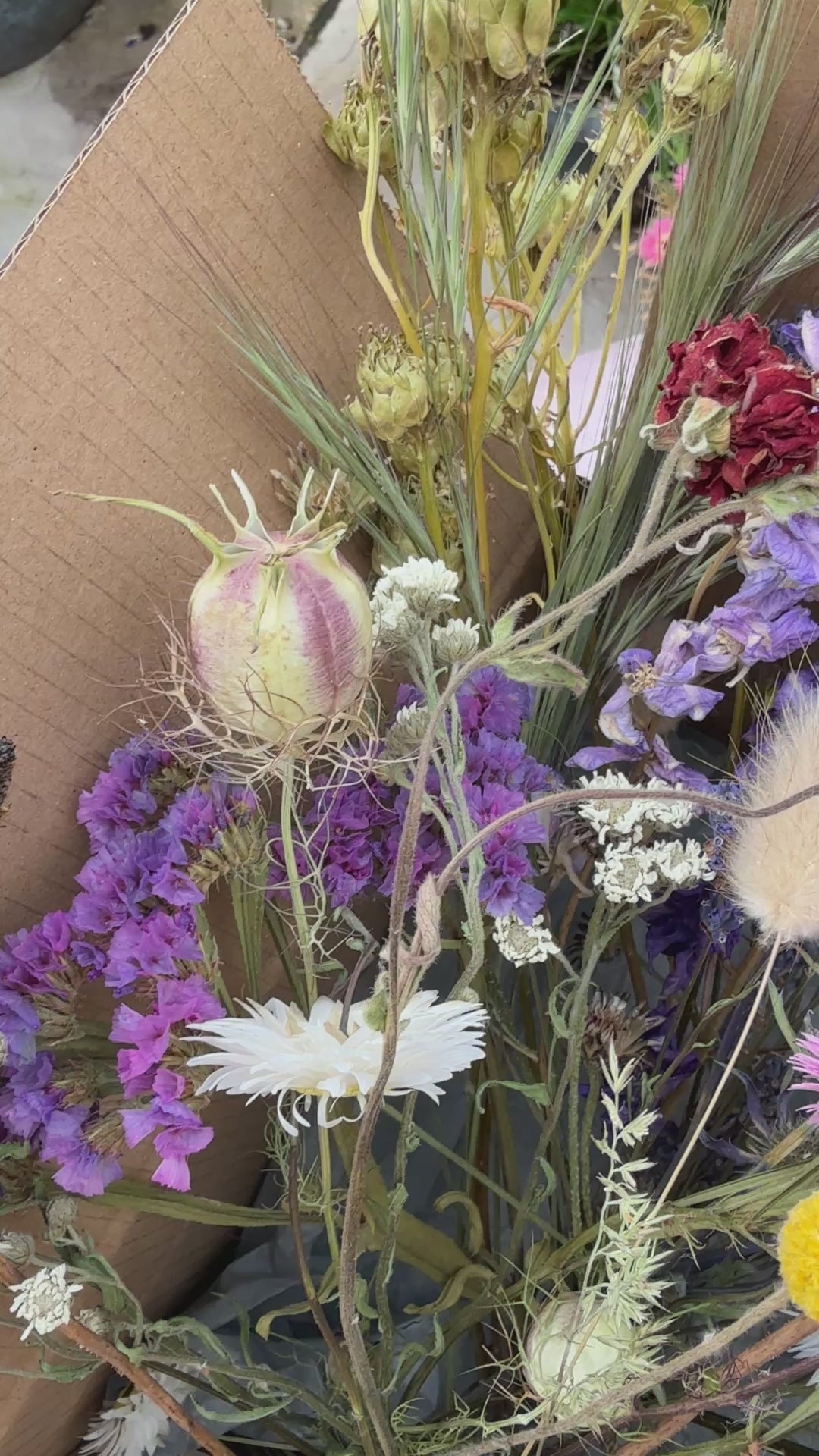 Dried Flower Craft Box