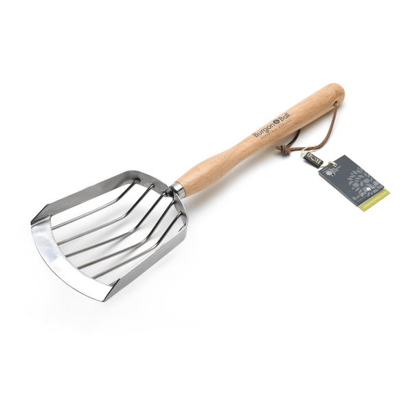 RHS Endorsed Stainless Steel Potato Harvesting Scoop by Burgon & Ball