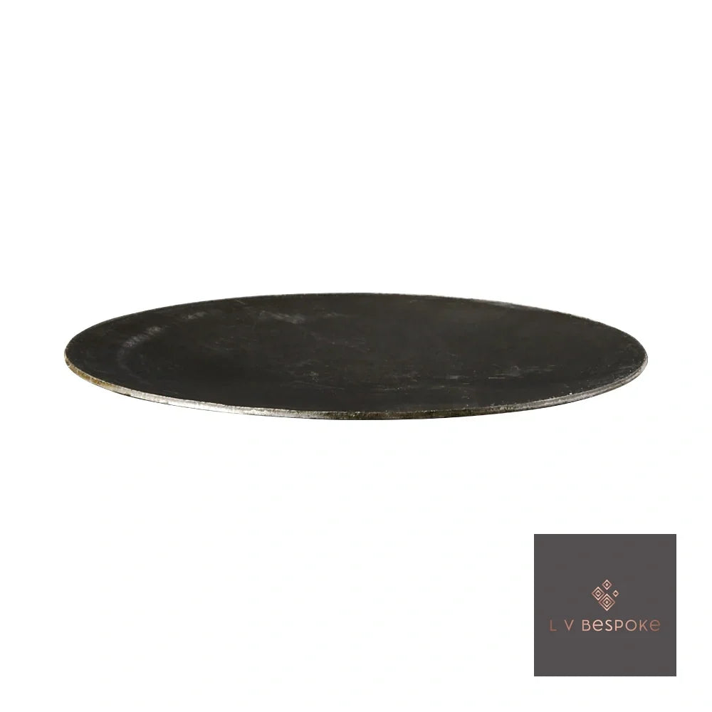 VIBee Bee Drinker – flat dark steel disc dish