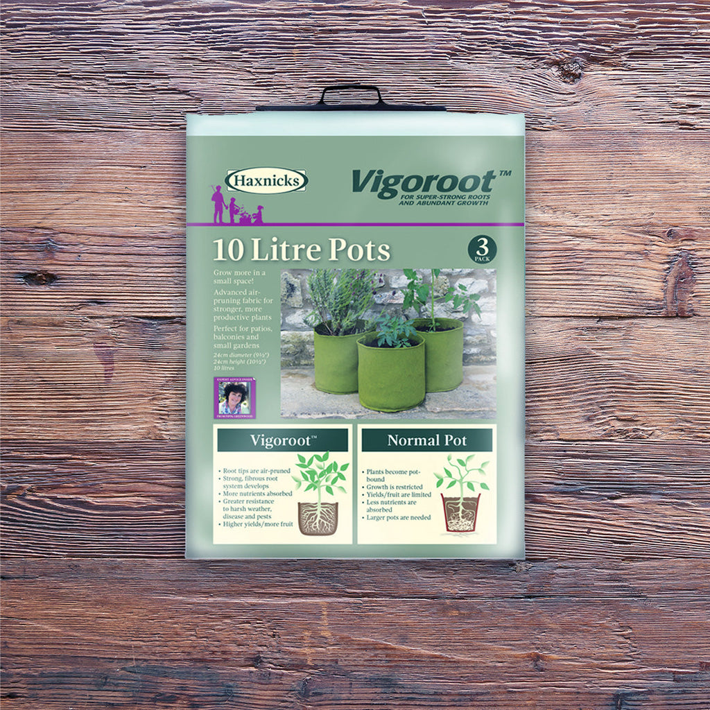 Vigoroot Air-Pruning Fabric Pots | Pack of 3