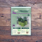 Vigoroot Air-Pruning Fabric Pots | Pack of 3