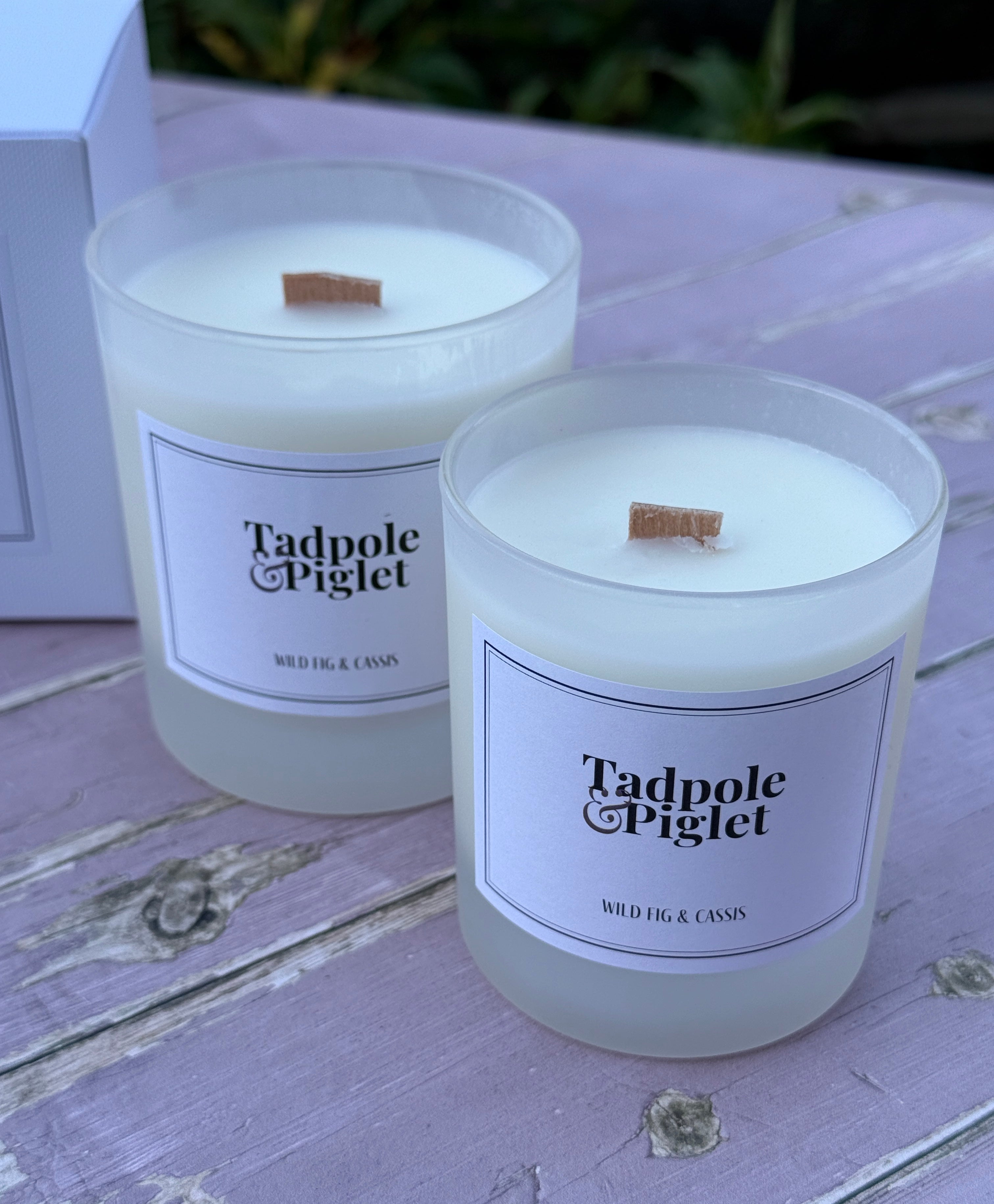 Wild Fig &amp; Cassis Scented Candle - Bishy Barnabees Cottage Garden Ltd